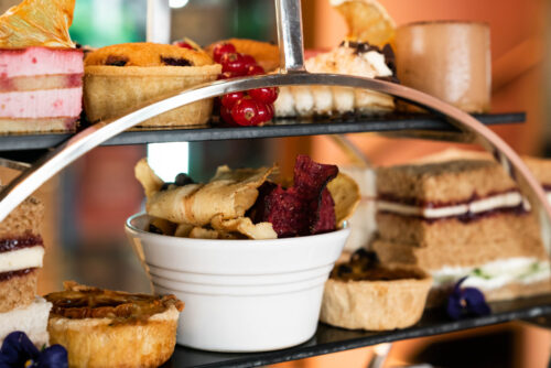 Our winter luxury afternoon tea in the lake district coms with an array of warm savoury treats