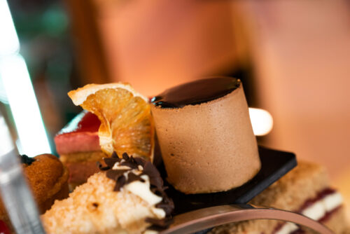 Our luxury winter afternoon tea in the lake district coms with an array of delicous patisserie